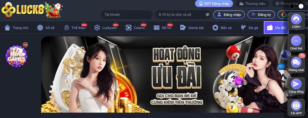 Luck8 c&oacute; h&agrave;ng loạt khuyến m&atilde;i hấp dẫn